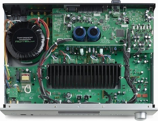 Rotel A12 Integrated Hi-Fi Amplifier Stereo 60W/8Ω Silver
