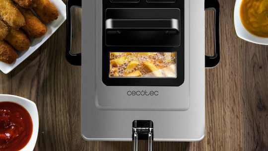 Cecotec CleanFry Φριτέζα 3lt Ασημί