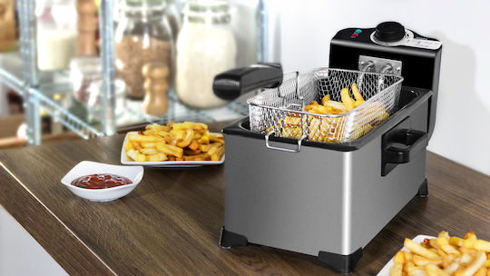 Cecotec CleanFry Φριτέζα 3lt Ασημί