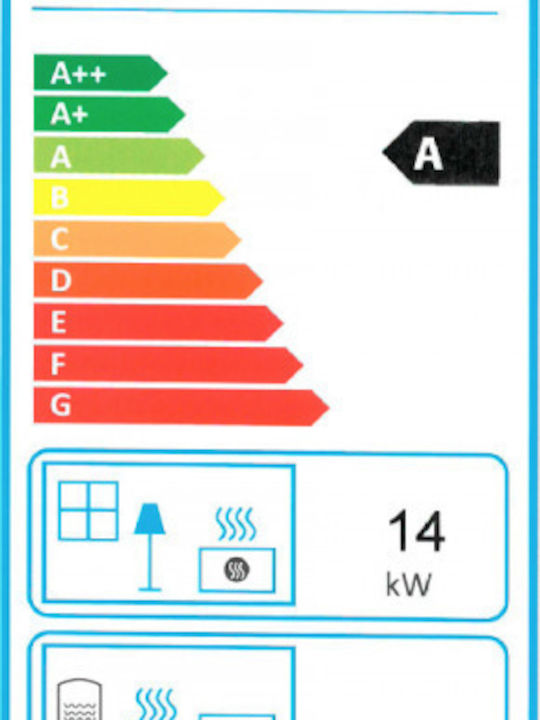 Salgueda Insert 700 Selenic E054 Ενεργειακό Τζάκι Κασέτα Ξύλου Αερόθερμο 14kW Δεξιά Γωνία με Ανοιγόμενη Πόρτα