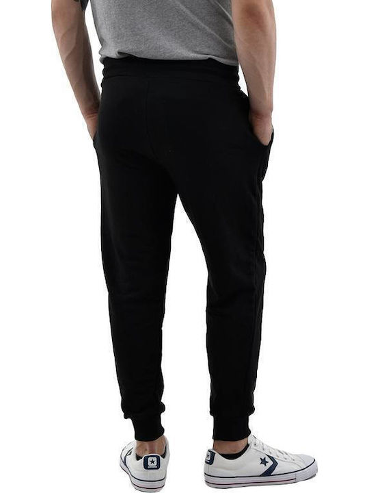 Herren-Sweatpants mit Gummizug Schwarz