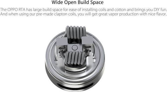 Eleaf Oppo Verdampfer für Elektronische Zigaretten RTA 2ml Black