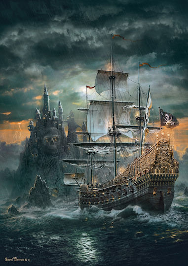 The Pirates Ship Puzzle 2D 1500 Pieces