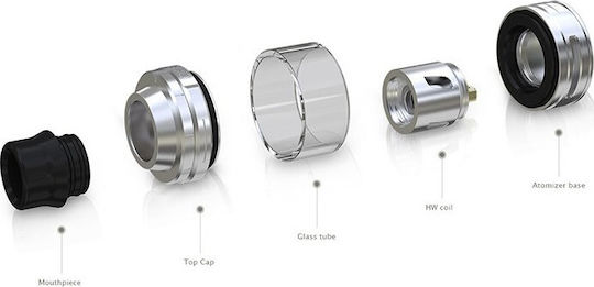 Eleaf Ello Mini Verdampfer für Elektronische Zigaretten 2ml 22mm Silver