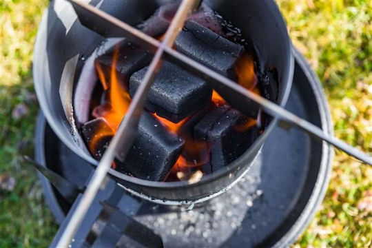 Petromax Set Grillzubehör Kreuzförmiger Sockel