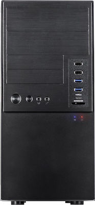 Inter-Tech IT-6865 Micro Tower Computer Case Black