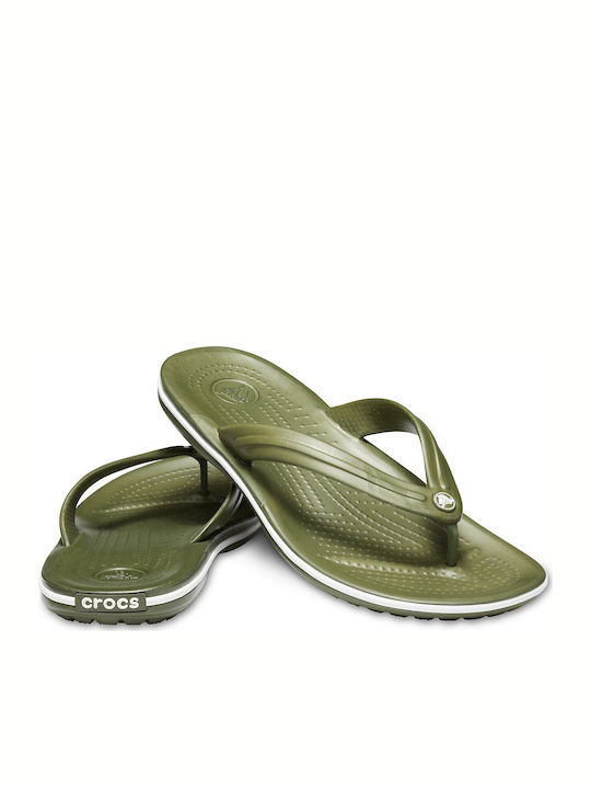 Crocband Men's Anatomic Khaki Flip Flops