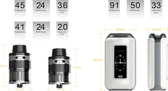 Aspire SkyStar Revvo Box Mod Kit 3.6ml Woodgrain