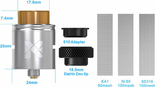 Vandy Vape Mesh RDA Silver