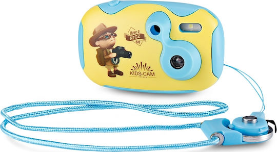 GBTIGER 1080p Mini Kids Digital Camera Kinderkamera 2MP Optischer Zoom 2x Blau
