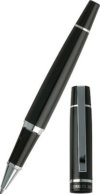 Cerruti Editorial Rollerball Black με Μαύρο Μελάνι