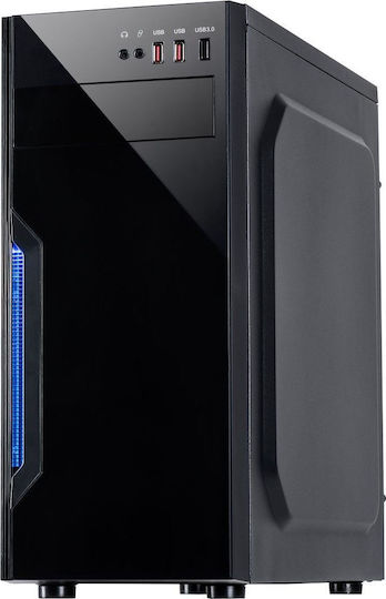 Inter-Tech B-42 Midi Tower Κουτί Υπολογιστή Μαύρο