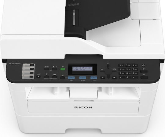 Ricoh SP 230SFNw Ασπρόμαυρο Πολυμηχάνημα Laser με WiFi και Mobile Print
