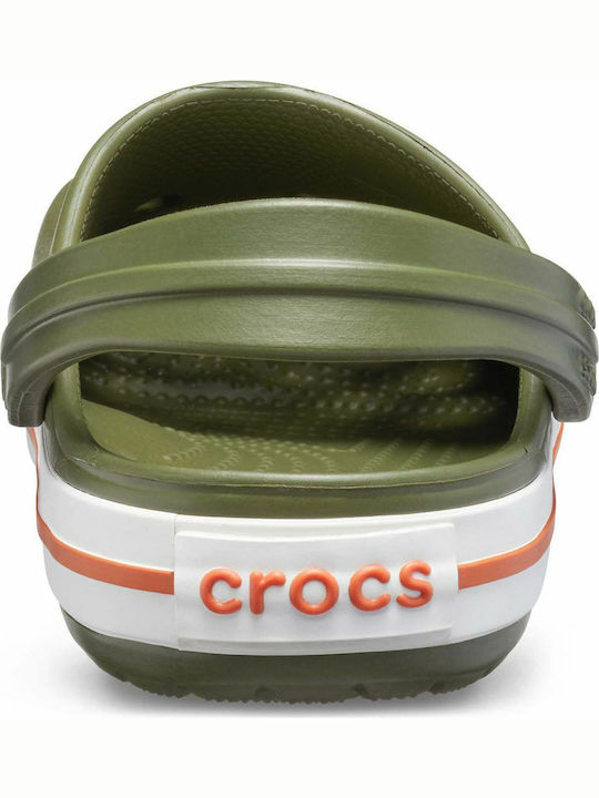 Crocband Children's Anatomical Beach Shoes Green