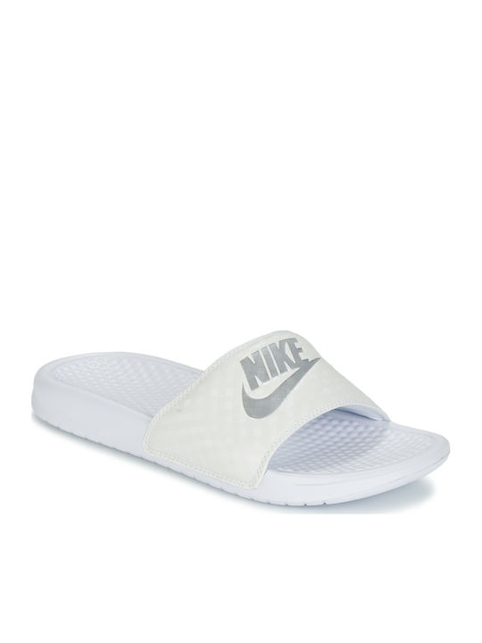 Benassi Just Do It Женски чехли в Бял цвят