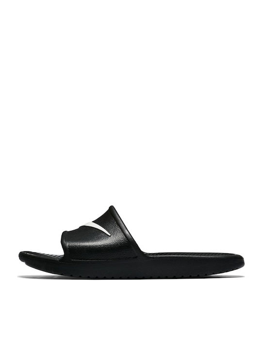 Kawa Shower Slides σε Μαύρο Χρώμα