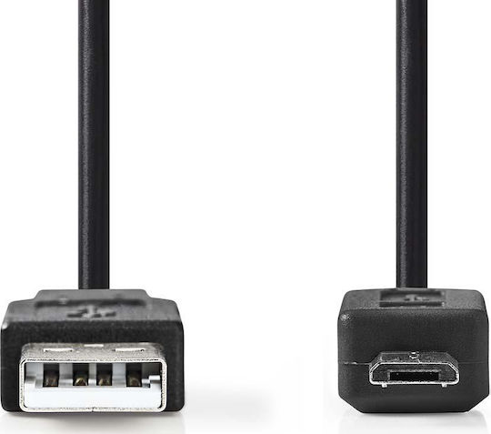 Nedis 1m Regular USB 2.0 to micro USB Cable (CCGT60500BK10)
