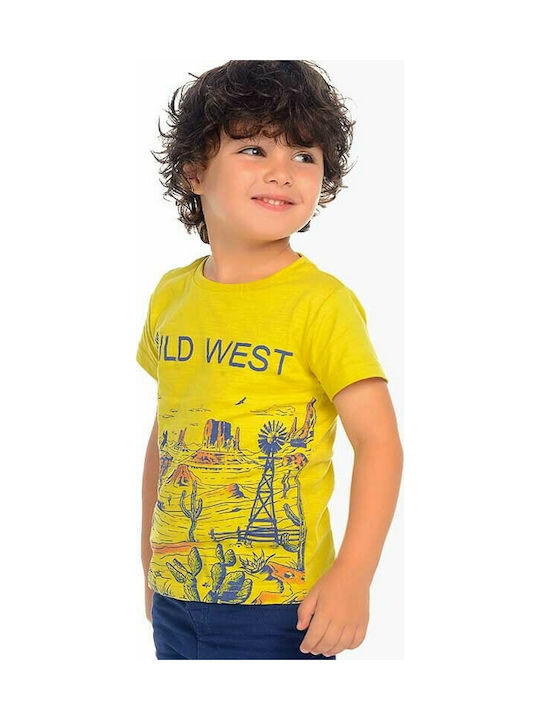 Mayoral Kids T-shirt Yellow