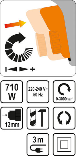 Sthor Κρουστικό Δράπανο 710W