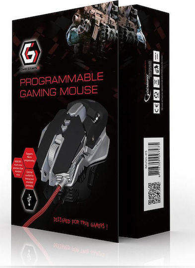 Gembird MUSG-05 Gaming Mouse 4000 DPI Black
