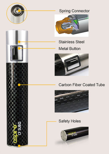 Aspire Sub Ohm Pen 2000mAh Black