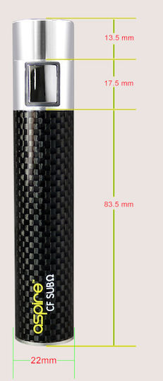 Aspire Sub Ohm Pen 2000mAh Black