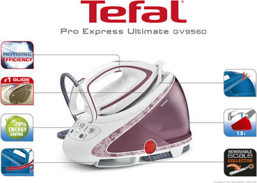 Tefal Pro Express Ultimate Dampfbügelstation 7.5bar mit Behälter 1.9lt