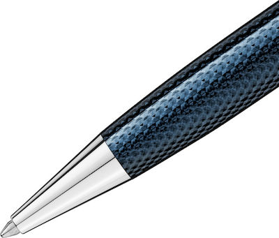 Mont Blanc Στυλό Ballpoint με Μπλε Mελάνι Meisterstuck Solitaire Doué Blue Hour Classique