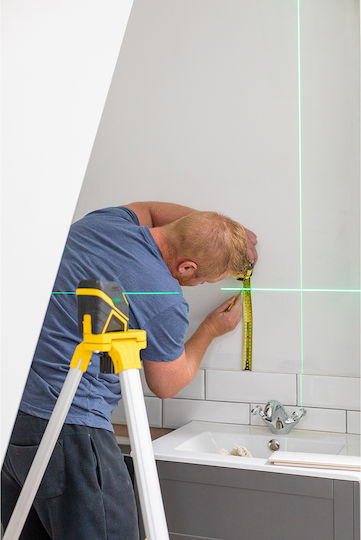 Stanley FatMax Αυτορυθμιζόμενο Γραμμικό Αλφάδι Laser Πράσινης Δέσμης με Εύρος Εργασίας 20m