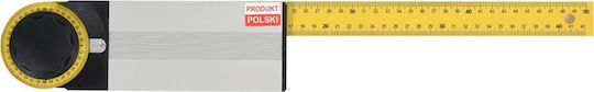Vorel Carpenters Aluminum Angle Ruler with Protractor 50cm
