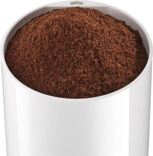 Bosch Râșniță electrică pentru cafea 180W cu capacitate de boabe 75gr Alb