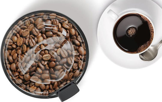 Bosch Râșniță electrică pentru cafea 180W cu capacitate de boabe 75gr Alb