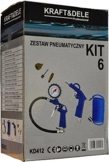 Kraft & Dele KD412 Κιτ με Σπιράλ 5m Σετ 6τμχ