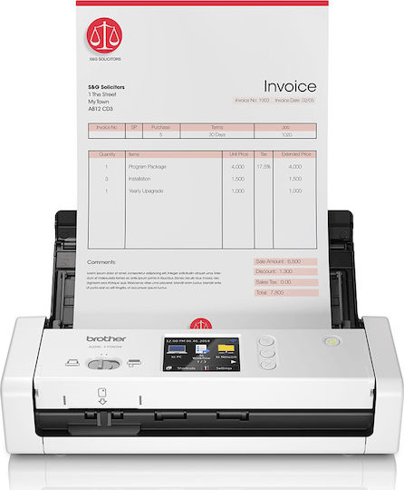 Brother ADS-1700W Sheetfed Scanner A4 with Wi-Fi