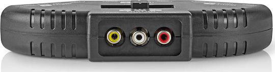 Nedis RCA female - 3x RCA female (VSWI2403BK)