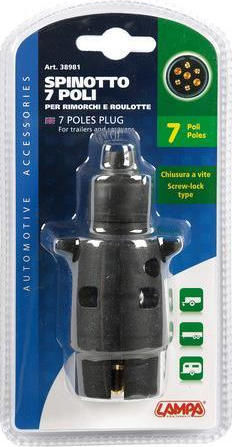 Lampa Φις Πρίζας Τρέιλερ με 7 pin