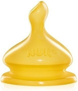 Nuk First Choice+ Nipple of Rubber Medium Flow for 6+ months 1τμχ