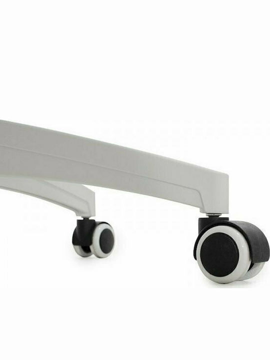Ghost Reclining Office Chair with Fixed Arms Black / White Pakketo