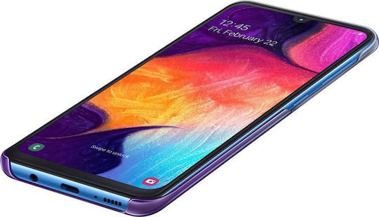 Samsung Gradation Cover Violet Back Cover Silicone Purple (Galaxy A50)