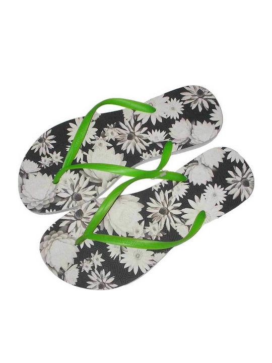 Amazonas Sandals Enjoy Frauen Flip Flops in Grün Farbe