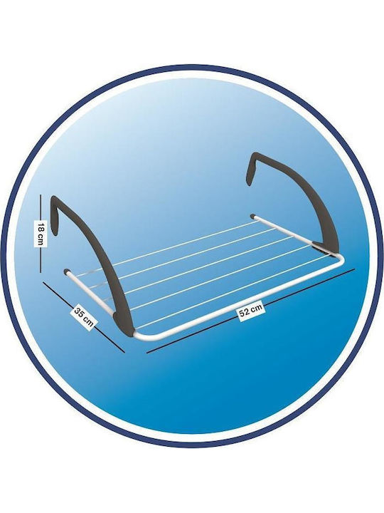 Vileda Express Aluminum Hanging Balcony Railings with Hanging Length 3m