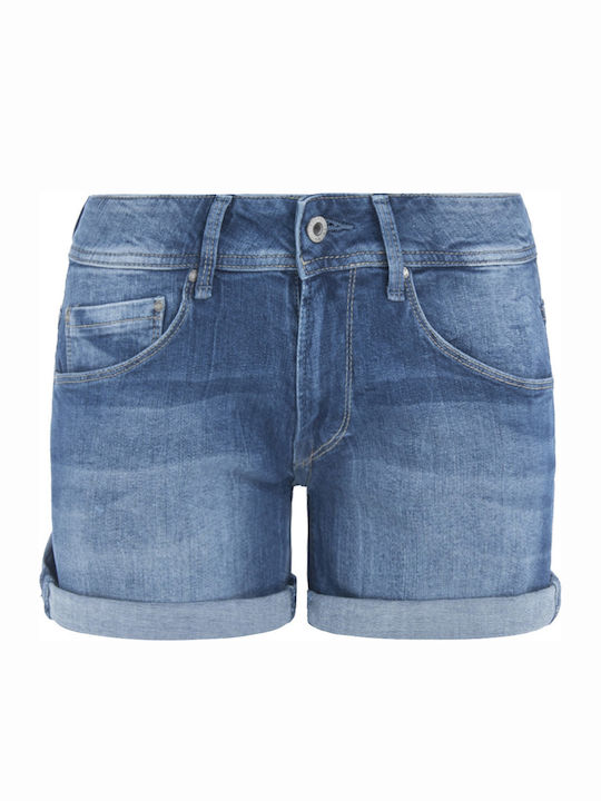 Pepe Jeans Siouxie Women's Jean Shorts Blue