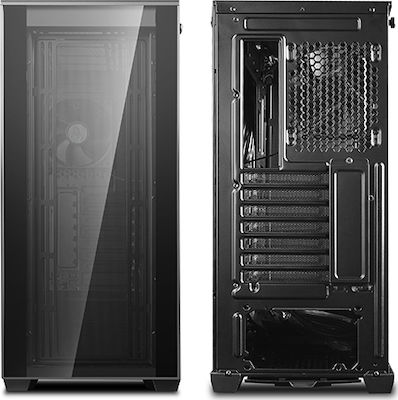 Deepcool Matrexx 70 Gaming Midi Tower Κουτί Υπολογιστή με Πλαϊνό Παράθυρο Μαύρο