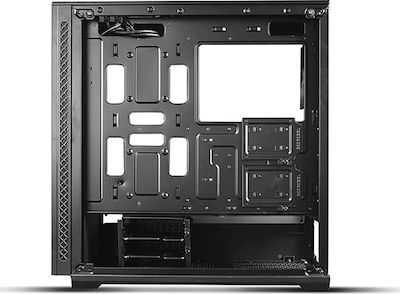 Deepcool Matrexx 70 Gaming Midi Tower Κουτί Υπολογιστή με Πλαϊνό Παράθυρο Μαύρο