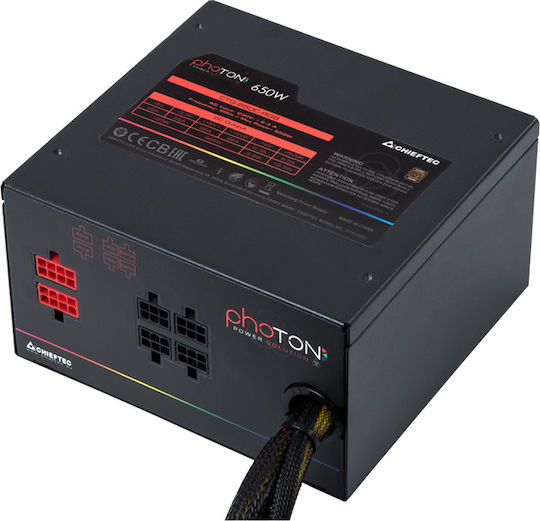 Chieftec Photon 650W Τροφοδοτικό Υπολογιστή Semi Modular