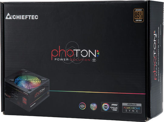 Chieftec Photon 750W Μαύρο Τροφοδοτικό Υπολογιστή Semi Modular