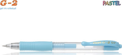 Pilot G-2 Pen Gel 0.7mm with Light Blue Ink Blue Pastel