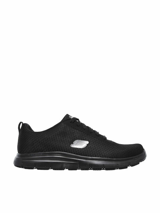 Skechers Flex Advantage - Bendon Low Work Black with Certification SR