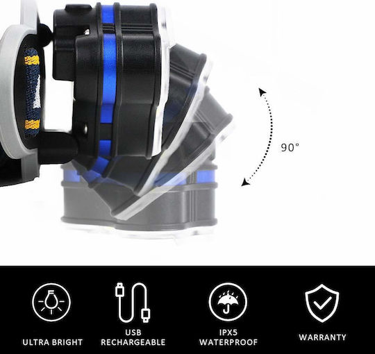 Karrong Презареждащ се Челник LED Headlamp
