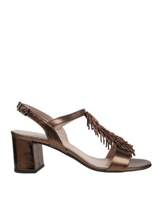 Leder Sandalen Anatomisch Bronze